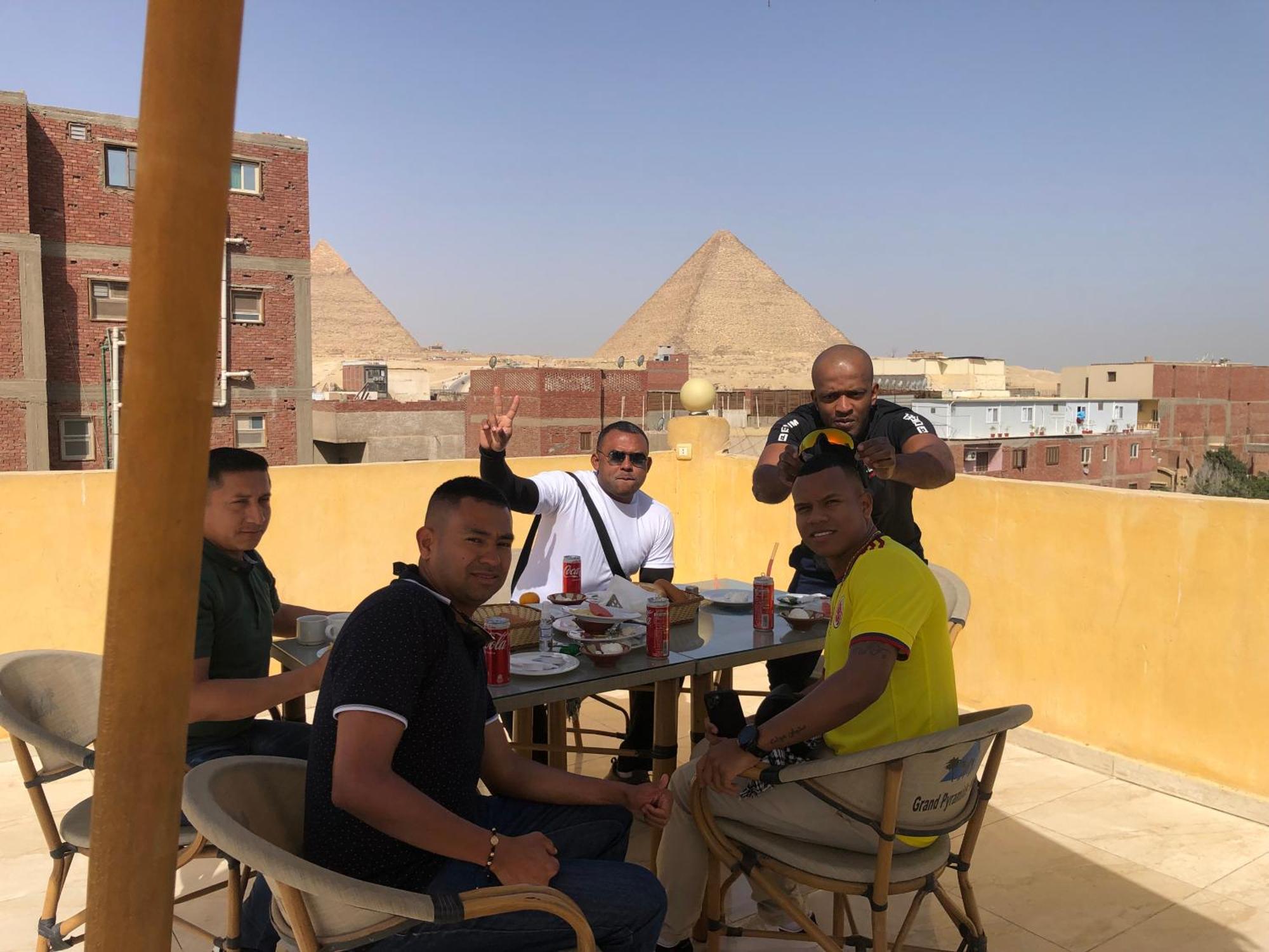 Grand Pyramid View Hotel Kafret el-Gabal Buitenkant foto