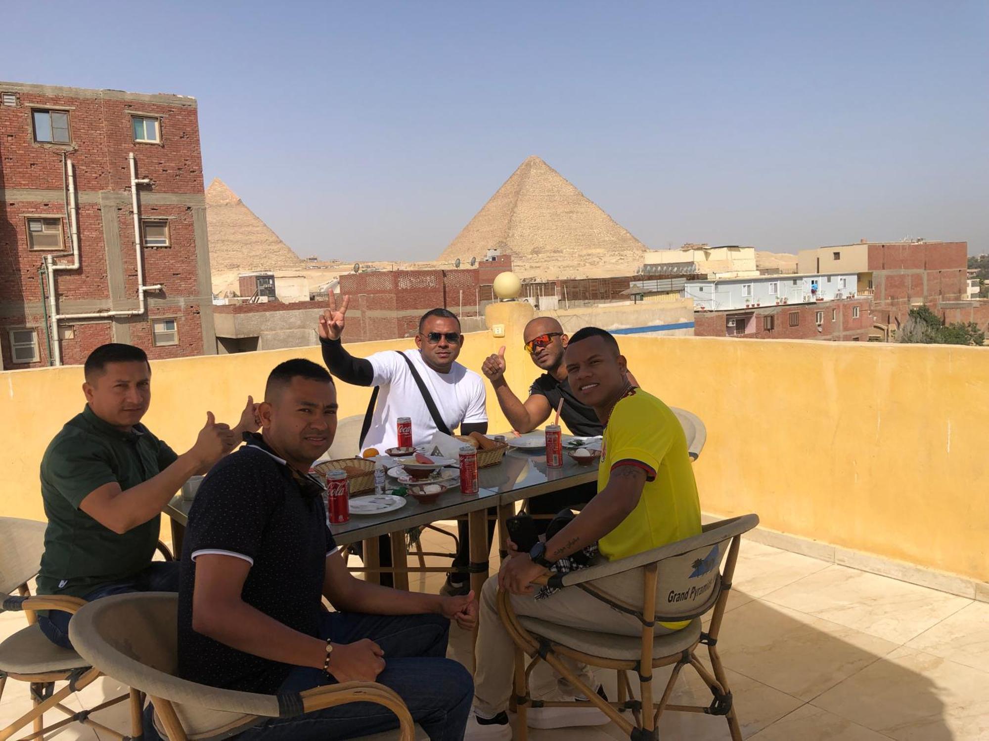 Grand Pyramid View Hotel Kafret el-Gabal Buitenkant foto