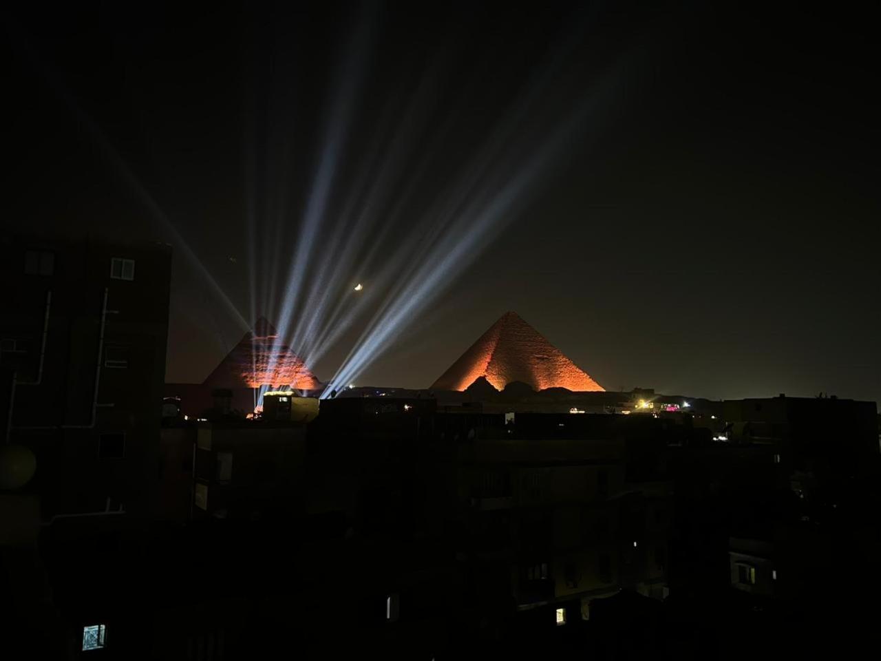 Grand Pyramid View Hotel Kafret el-Gabal Buitenkant foto