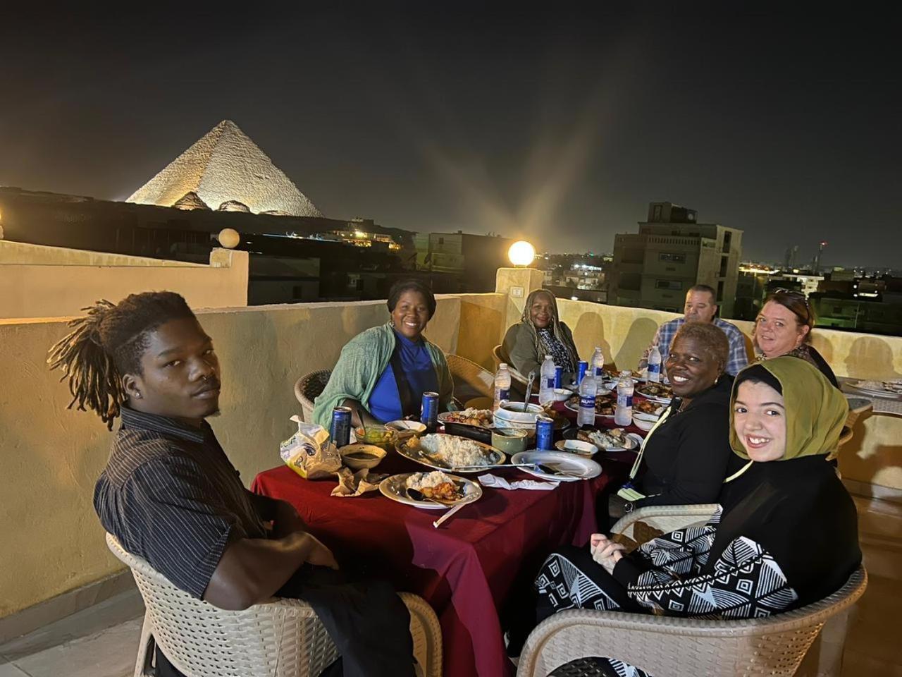 Grand Pyramid View Hotel Kafret el-Gabal Buitenkant foto
