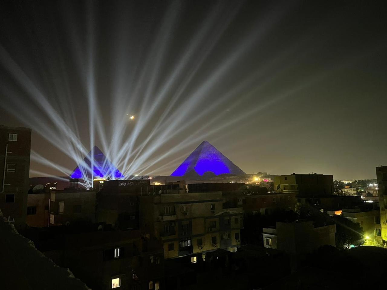 Grand Pyramid View Hotel Kafret el-Gabal Buitenkant foto